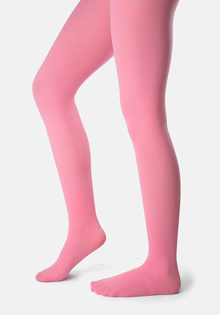 Opaque Tights in Pink