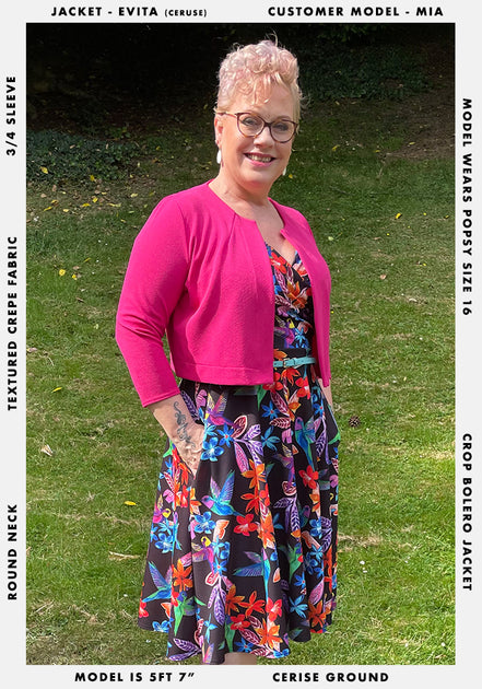 Cerise 2024 bolero cardigan