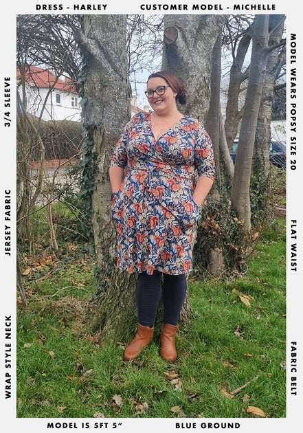 Harley Squirrel And Leaf Print Dress Popsy Clothing 