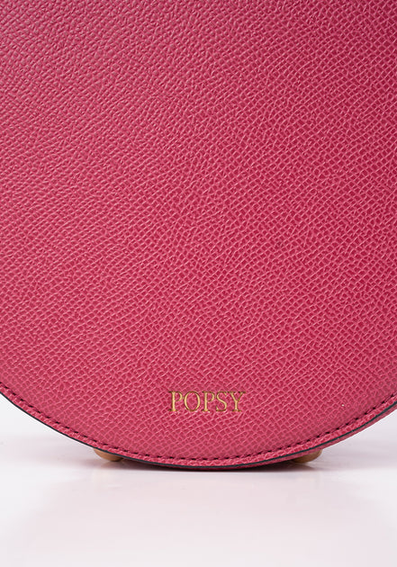 Round on sale pink bag