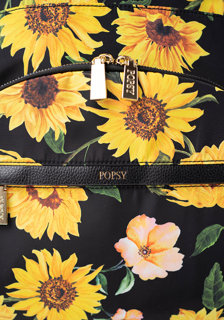 Large backpack - Sunflower print cheapest canvas