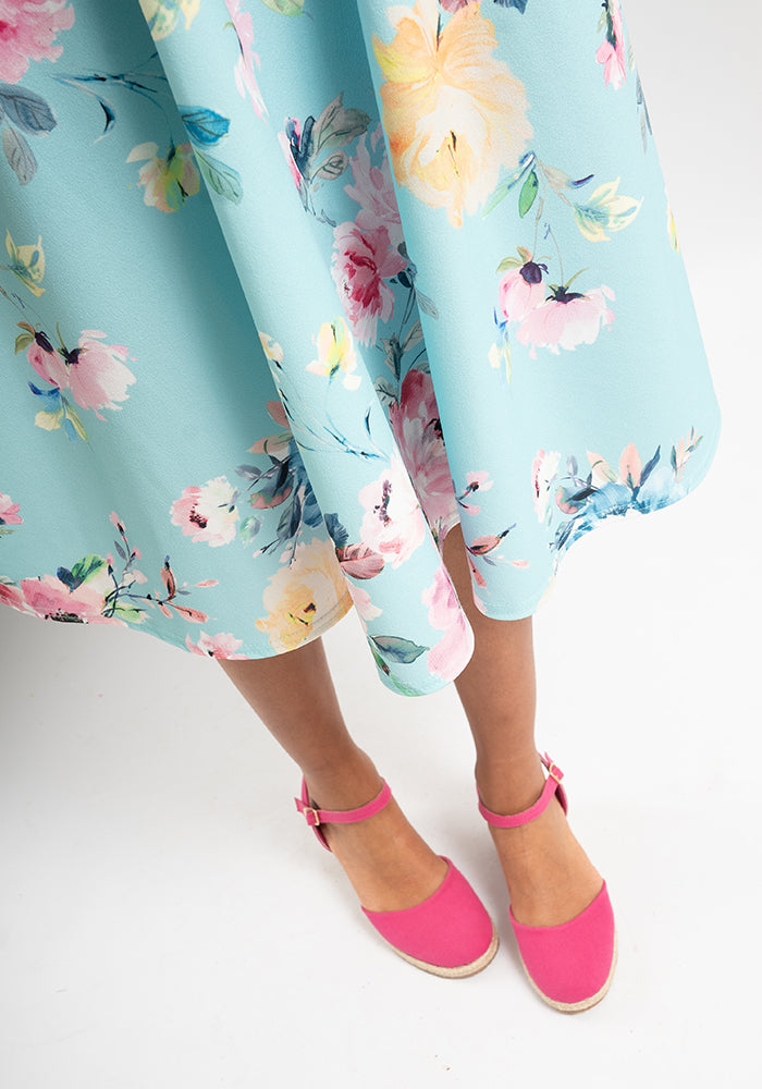 Ann-Marie Floral Print Swing Dress