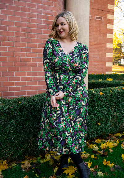 Avalie Stoats Print Midi Dress