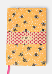 Popsy Bee Print Notebook