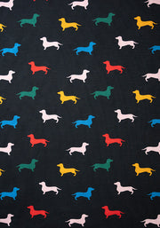 Bray Sausage Dog Print Cotton Midi Dress