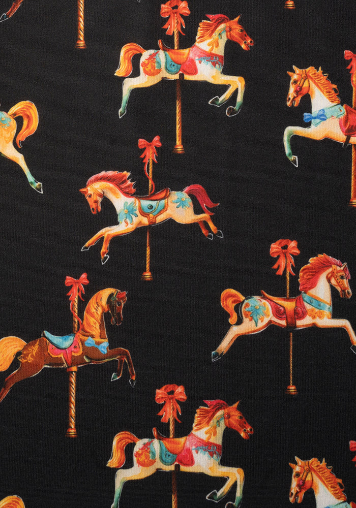 Carole Carousel Horse Print Dress