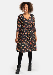 Carole Carousel Horse Print Dress