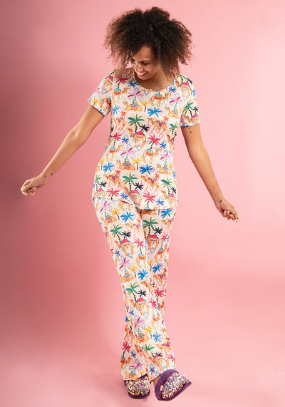 Cedro Colourful Camels Print Pyjama Set