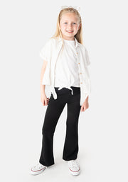 Children's Black Flare Trousers