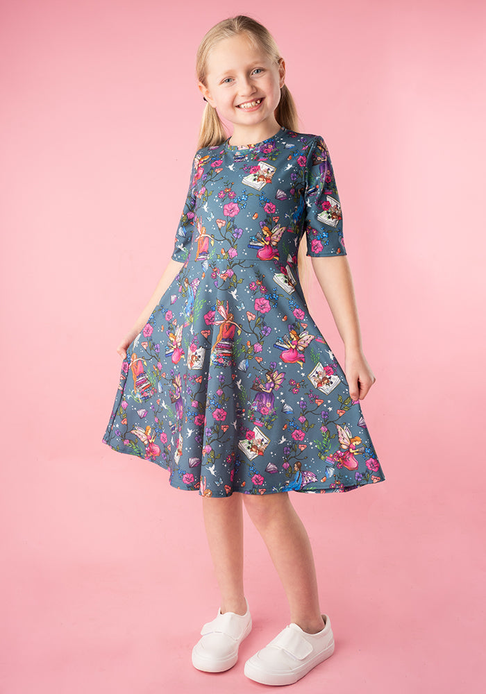 Children's Fairytales Print Dress (Rue)