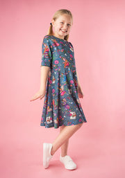 Children's Fairytales Print Dress (Rue)