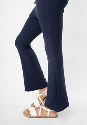 Children's Navy Flare Trousers