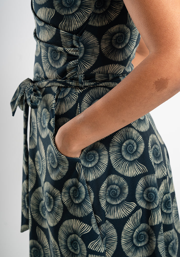 Claudia Fossil Print Dress