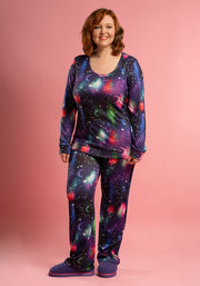 Cosima Galaxy Print Pyjama Set