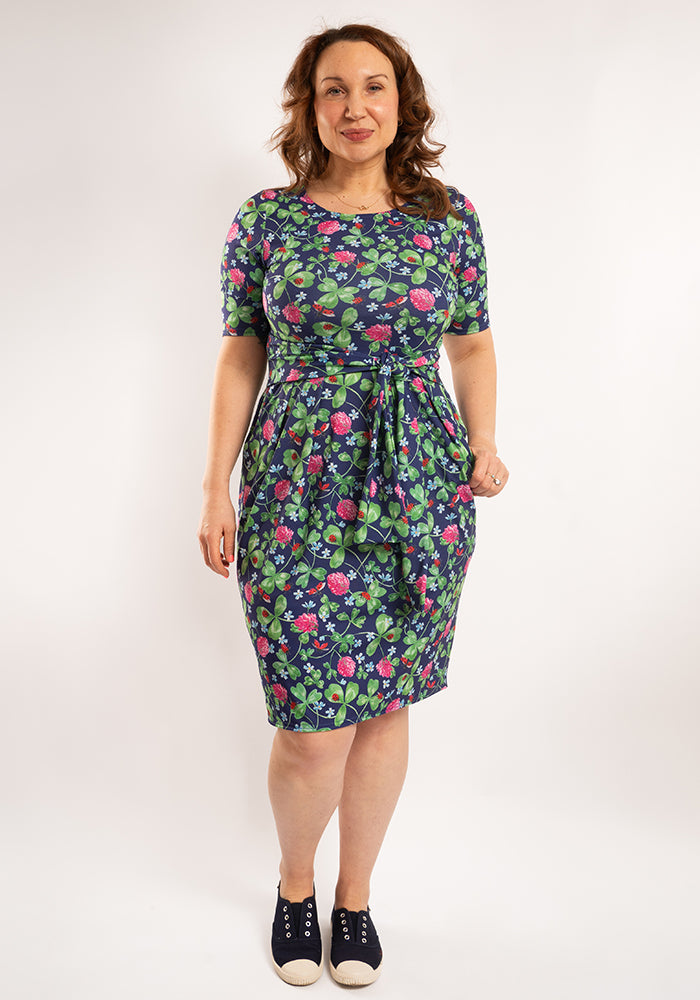 Erin Shamrock & Ladybird Print Dress