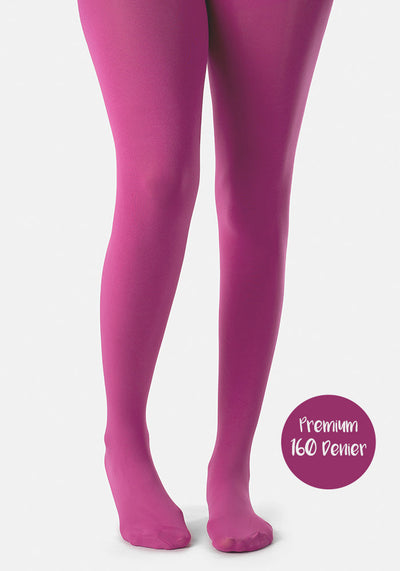 Premium 160 Denier Tights Festival Fuchsia