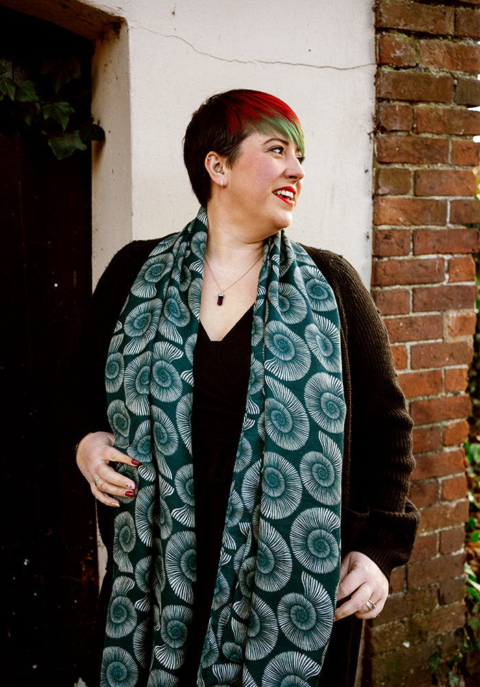 Fossil Print Scarf