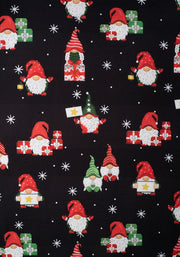 Pax Christmas Gonks Print Trapeze Dress