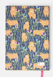 Popsy Highland Cow Print Notebook