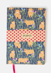 Popsy Highland Cow Print Notebook