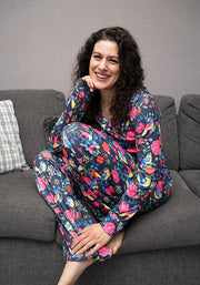 Leah Fleur Amour Print Pyjama Set