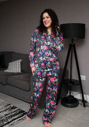 Leah Fleur Amour Print Pyjama Set