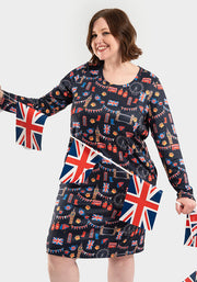 Mandy London Print Nightshirt