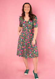 Mary-Anne Secret Garden Print Dress