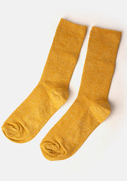 Ochre Sparkle Socks