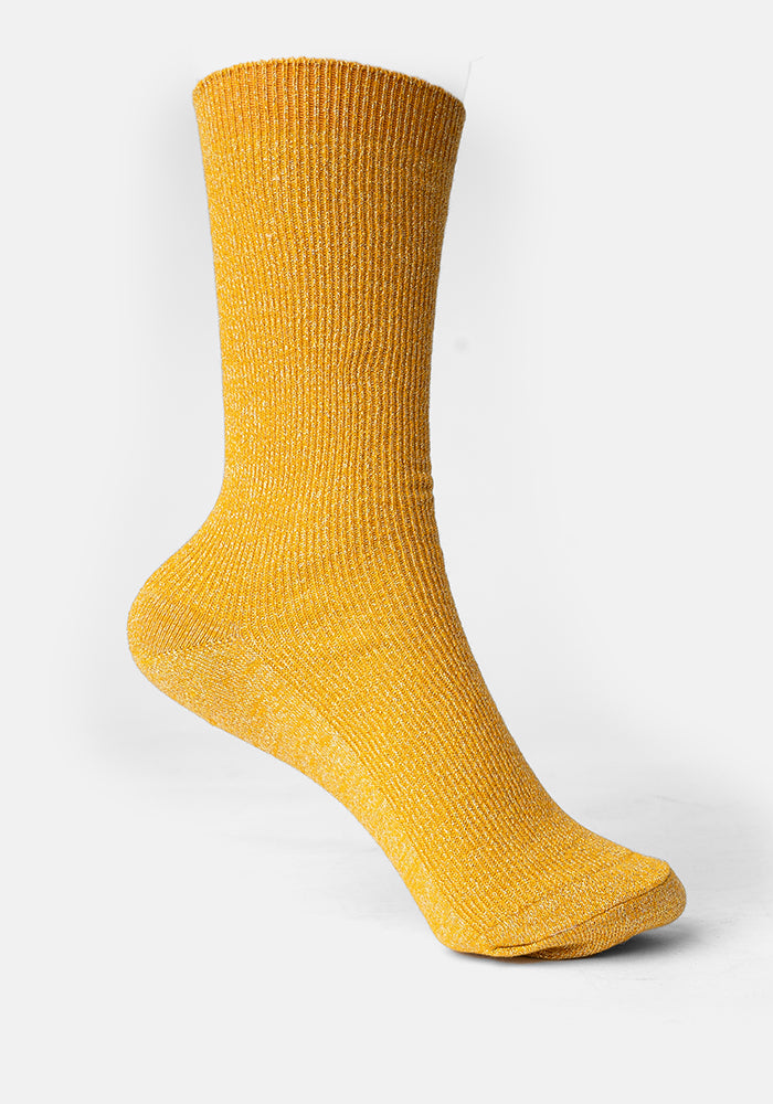 Ochre Sparkle Socks