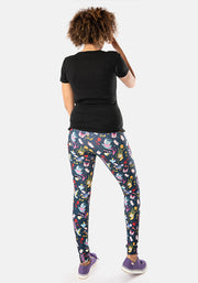 Rene Hatters Tea Party Print Popsy Leggings