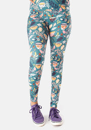 Rene Teacups Print Popsy Leggings