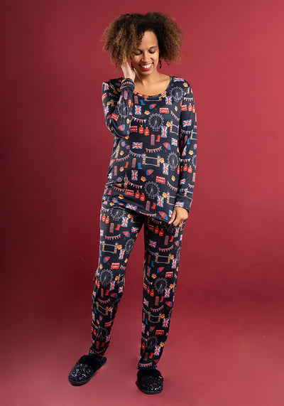 Regent London Print Pyjama Set