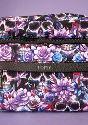 Skull Print Cross Body Bag