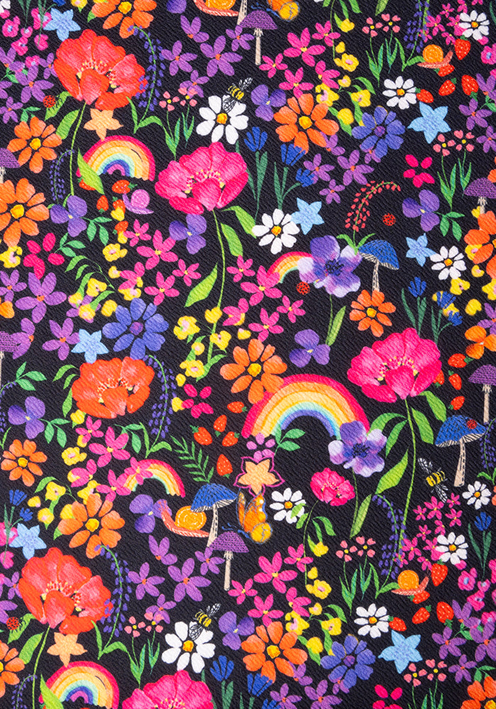 Tamar Rainbow Garden Print Pinafore