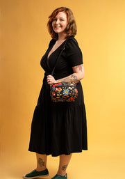 Tattoo Print Cross Body Bag