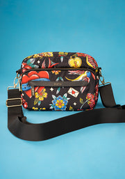 Tattoo Print Cross Body Bag