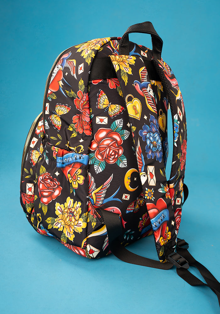 Tattoo Print Popsy Rucksack