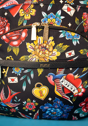 Tattoo Print Popsy Rucksack