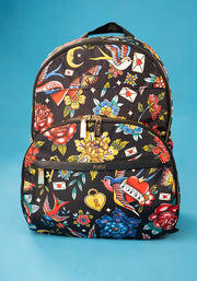 Tattoo Print Popsy Rucksack