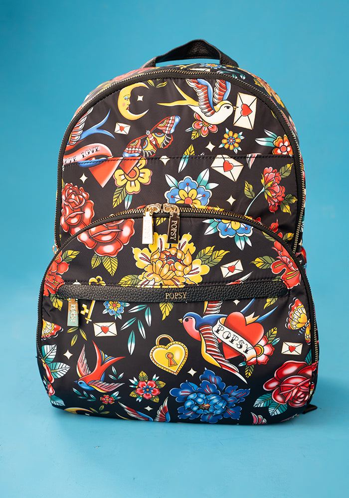 Tattoo Print Popsy Rucksack