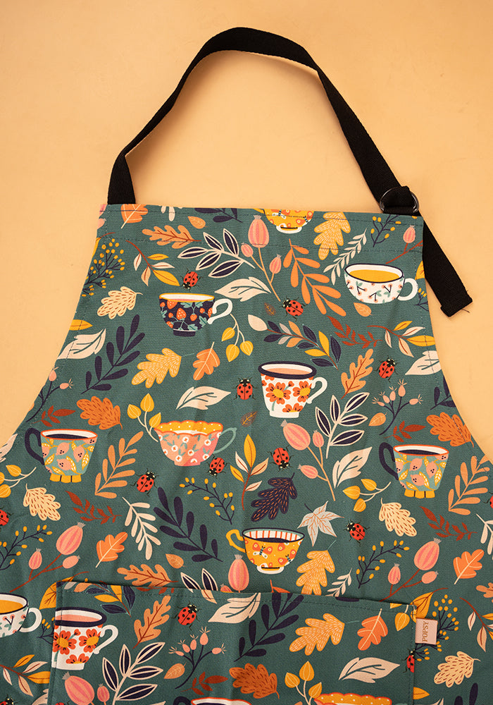 Tea Cup Print Popsy Apron