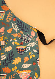 Tea Cup Print Popsy Apron