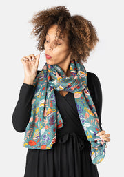 Tea Cups Print Scarf