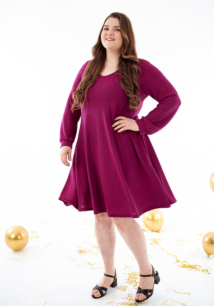 Plus size trapeze dress on sale