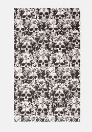 Skull Print Hand Towel